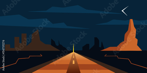 A Dystopian Skyline With Towering Skyscrapers Hidden