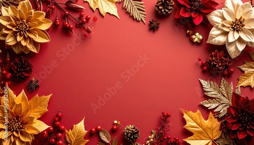 Autumn floral arrangement cozy home decor image warm colors close-up view seasonal elegance