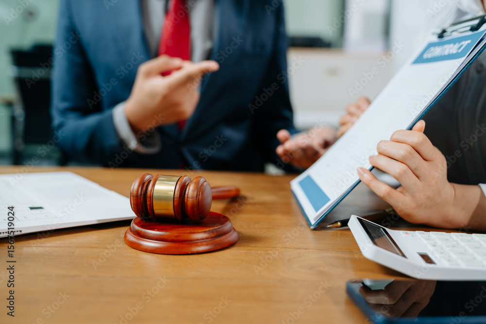 Business law concept, Lawyer business lawyers are consulting lawyers for women entrepreneurs to file copyright lawsuit Business law concept, Lawyer business lawyers are consulting lawyers for women entrepreneurs to file copyright lawsuit