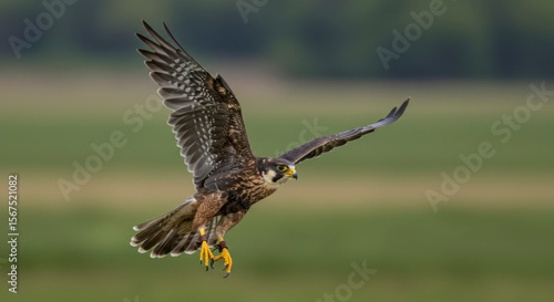Falcon in flight (1)