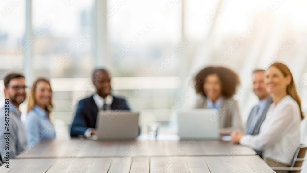 Blurred group of diverse professionals in meeting room with visible welcome text overlay
Blurred group of diverse professionals in meeting room with visible welcome text overlay