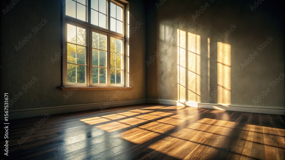 Obraz premium Soft natural light pours through a window