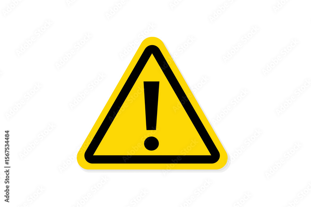 yellow warning sign with exclamation mark yellow warning sign with exclamation mark