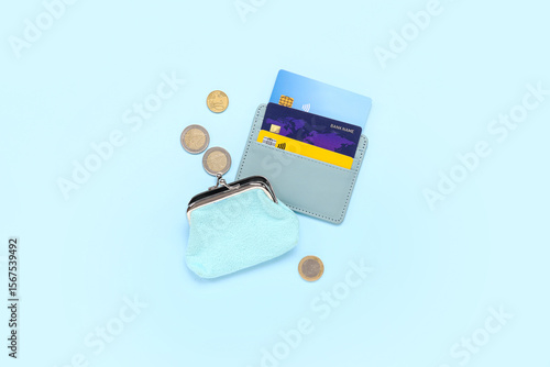 Composition with blue credi...