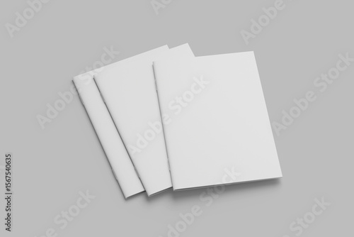 brochure a4 white mockup 
