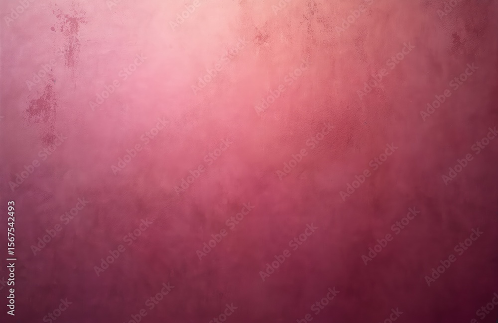 Obraz premium Grungy pink textured background with gradient effect from light pink to deep magenta. Features distressed, painted canvas look with subtle marks, variations in tone, offering moody, artistic backdrop