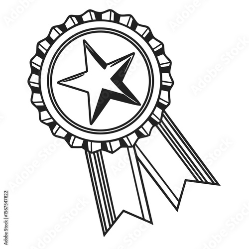 Black Star of David vector icon design with metallic 3D badge for web and religion illustration