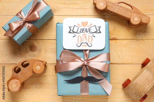 Gift boxes, wooden cars and...