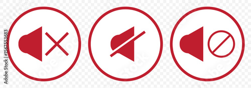 Volume icons. Red Sound volume plus icon. Speaker sign. Speaker icon set. volume icon vector. loudspeaker icon vector on Transparent Background. EPS 10.