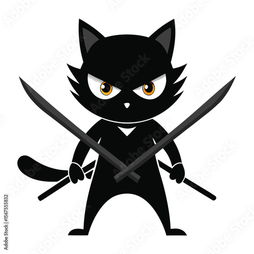 ninja warrior vector