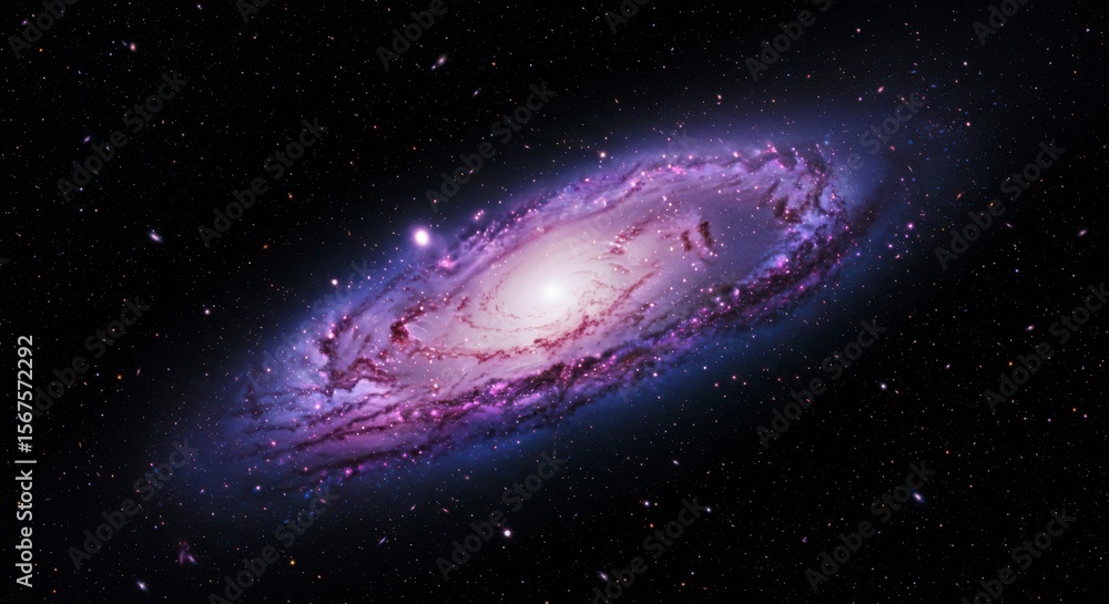 Obraz premium Spiral Galaxy in Deep Space