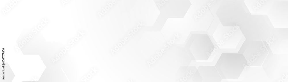 Fototapeta premium Abstract white geometric shape technology digital hi tech concept background. Space for your text