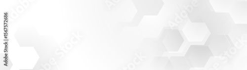 Abstract white geometric shape technology digital hi tech concept background. Space for your text