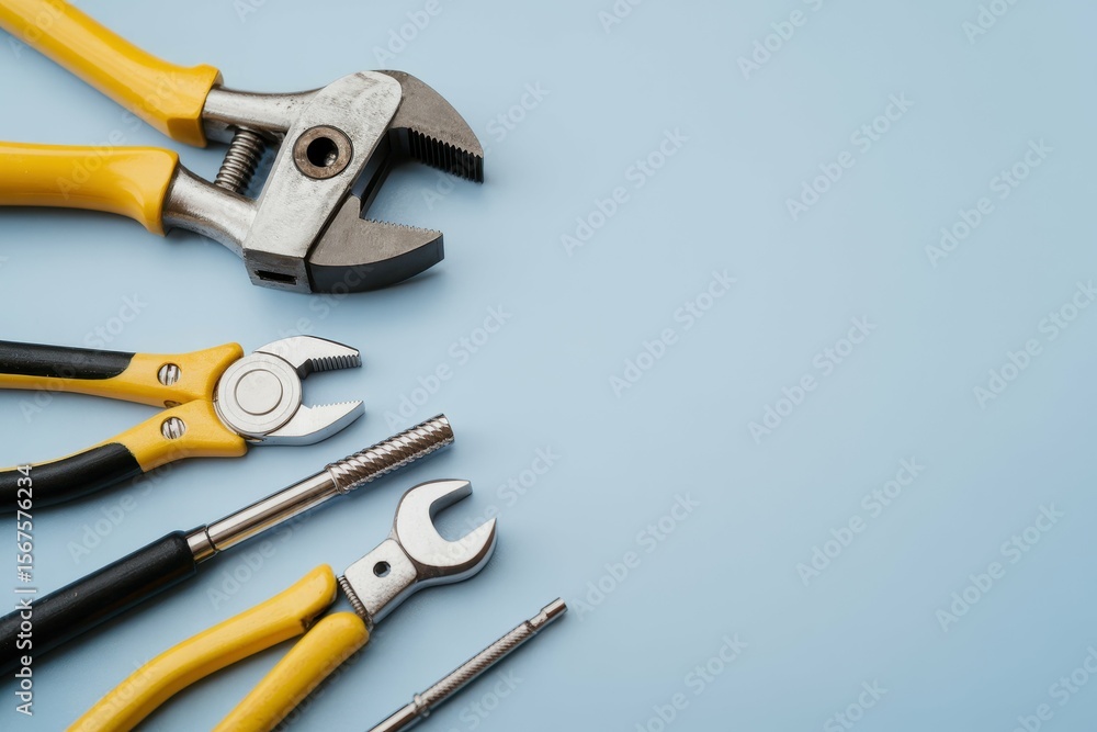 Mechanical tools with copyspace Mechanical tools with copyspace
