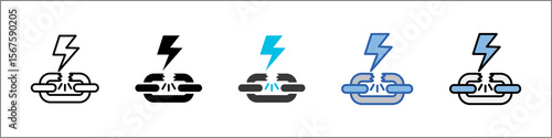 Disruption Icon Pack Multistyle Illustration