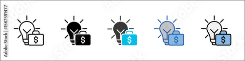 Entrepreneur Icon Pack Multistyle Illustration