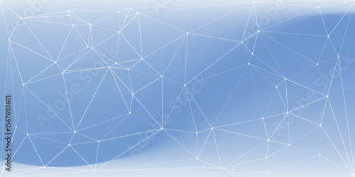 Global network connection banner design template. Header social network communication in the global business concept. Big data visualization. Internet