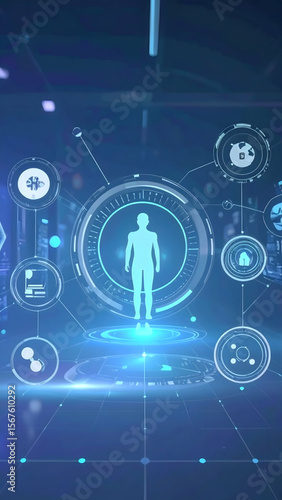 Digital Human Health Interface.