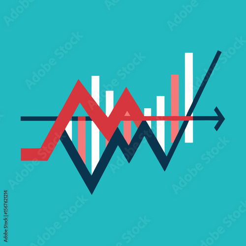 abstract-heartbeat-line-turning-into-a-financial