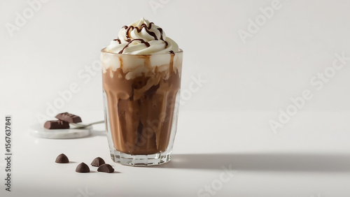 Indulgent Iced Mocha with Whipped Cream