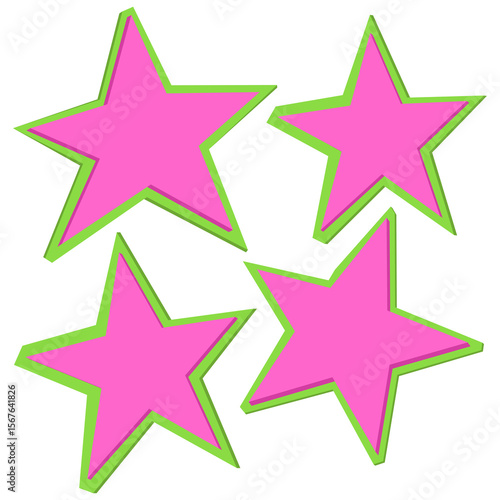 Canvas Print Stars collage cutouts journal trinkets