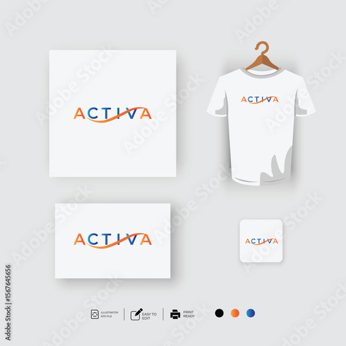 Logo template design ideas vector