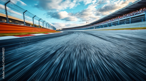 F1 Formula One racing track motion blur background