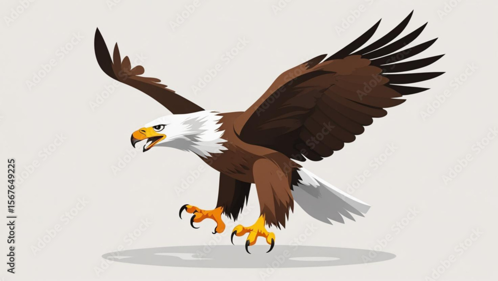 Fototapeta premium eagle in flight