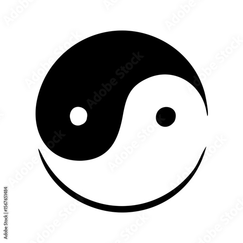 yin yang vector classic transparent