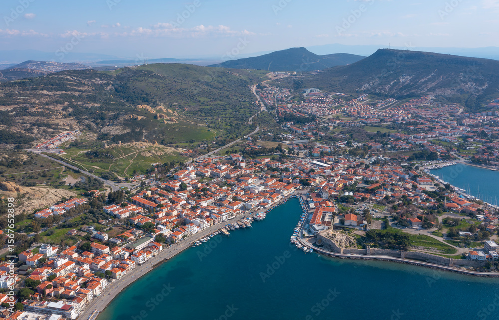 Fototapeta premium Foca is a town and district in Turkey's Izmir Province, on the Aegean coast