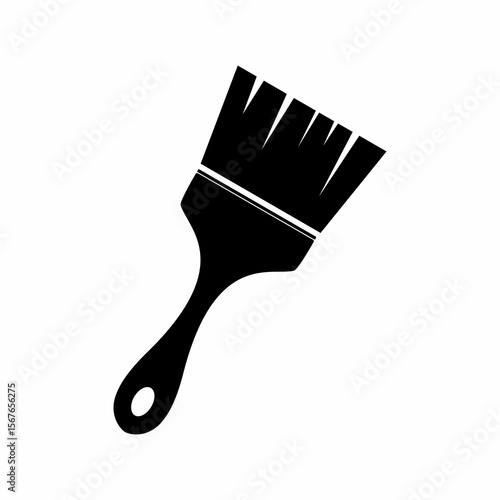 Paint brush icon, Paint tools symbol, isolated on white background, Vector illustration design.
