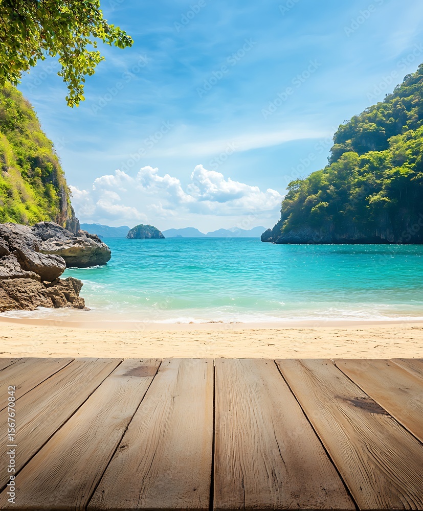 Fototapeta premium tropical beach in thailand