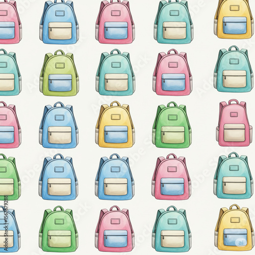 Pastel Back to School Digital Papers