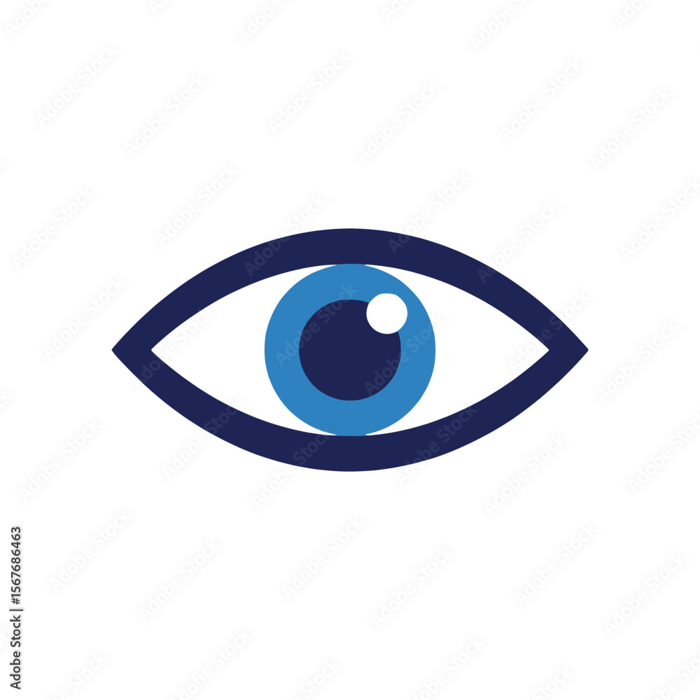 blue eye icon blue eye icon