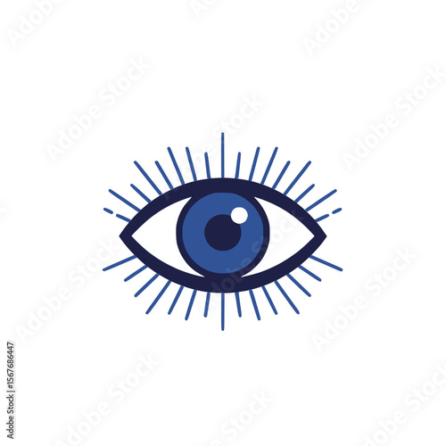Another intricate and watchful eye design, emphasizing a spiritual or insightful vision.