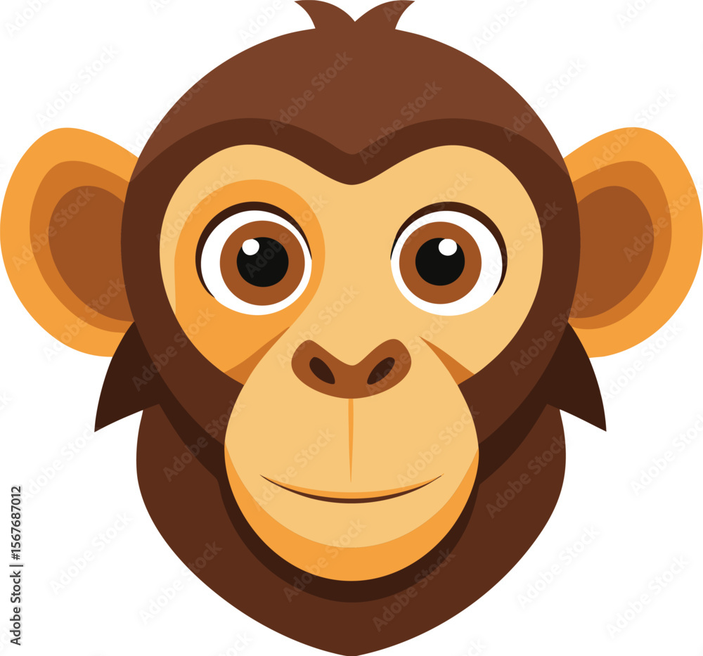 Obraz premium Cute Monkey Face