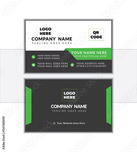 Corporate Modern and Creative Business card Graphic Design
