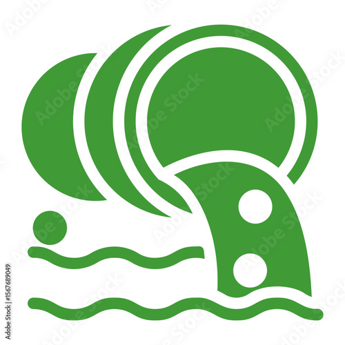 water pollution icon