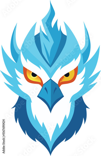 Wallpaper Mural Fierce Ice Eagle Vector Torontodigital.ca