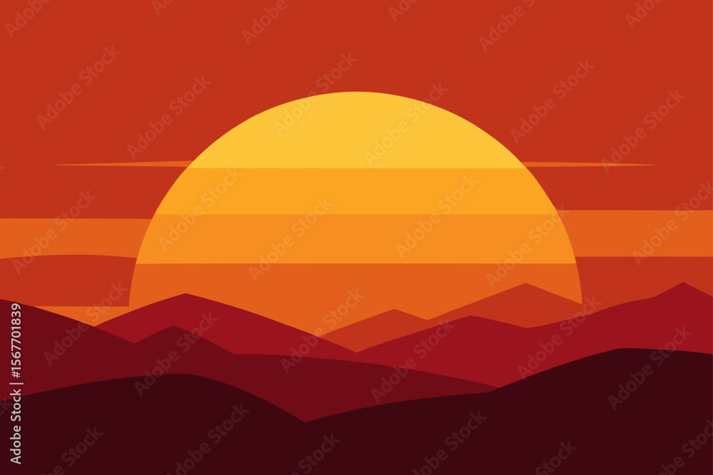 Obraz premium Sunset Background