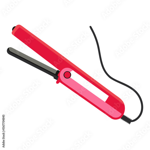 Hair Straightener  Electronic Device Icon  High-Quality AI Vector Design for Tech Projects