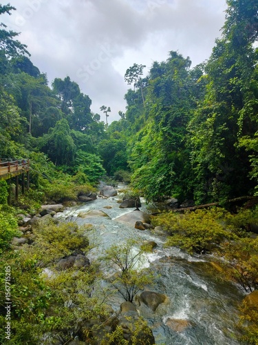 river in the mountains