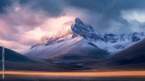 Wallpaper Mural Landscape of Sacred Mount Kailash in Tibet. Mystery Himalayan snow mountains Torontodigital.ca