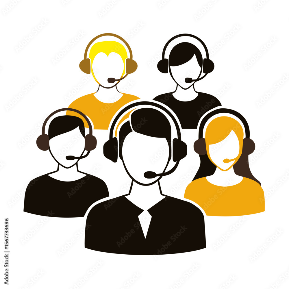 Fototapeta premium social network people
