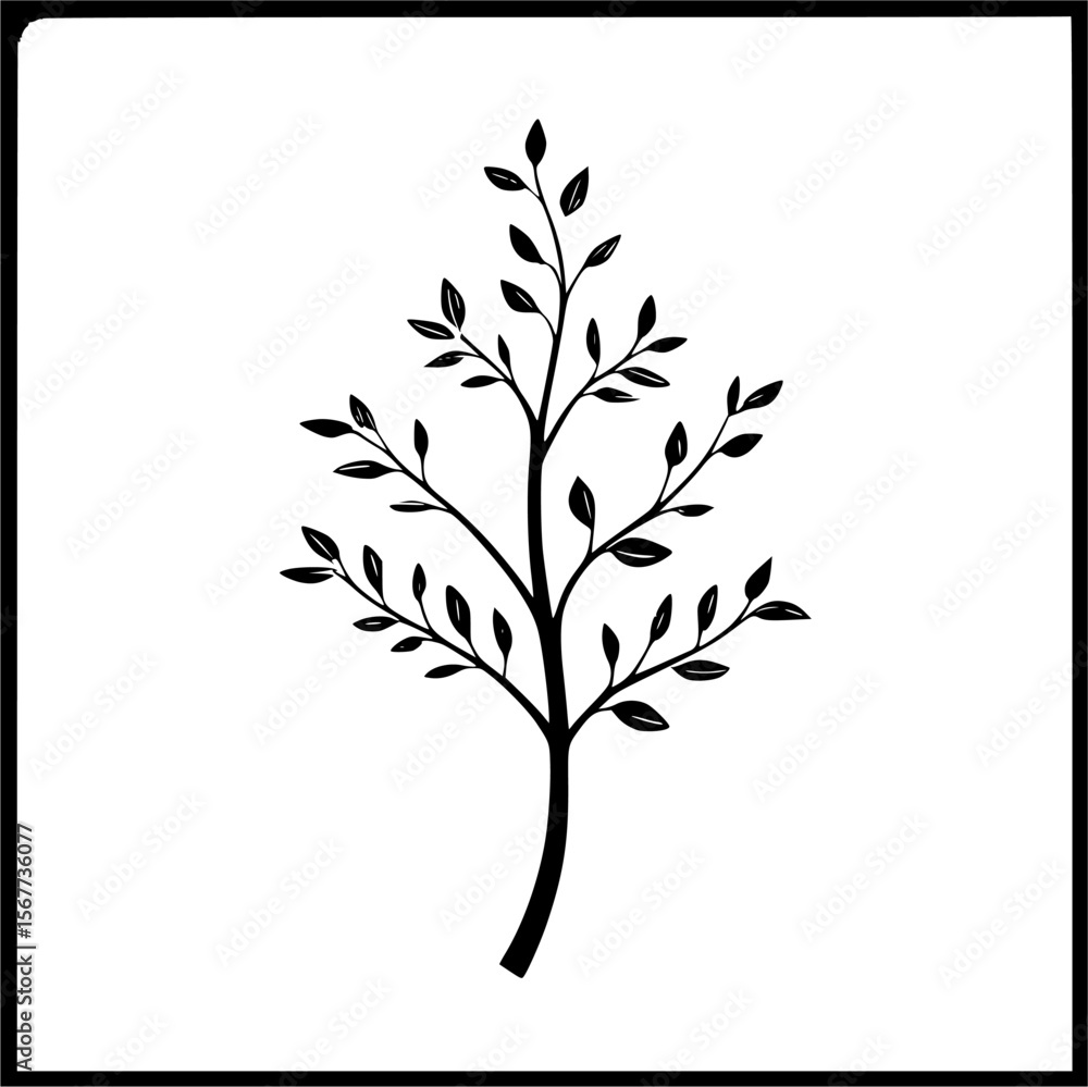 Fototapeta premium vector set of trees