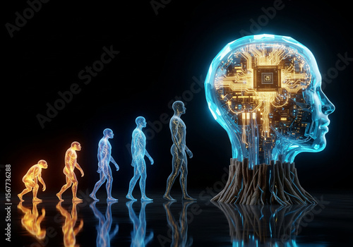 Human Evolution to Artificial Intelligence