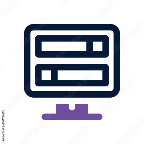 voting result duotone icon. Sleek and modern vector icon for websites, mobile apps, marketing materials, and corporate design. Fully scalable and ready to use.
