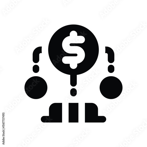 capital glyph icon. Strong and solid vector icon for websites, mobile interfaces, presentations, and visual branding. High quality and easy to edit.
