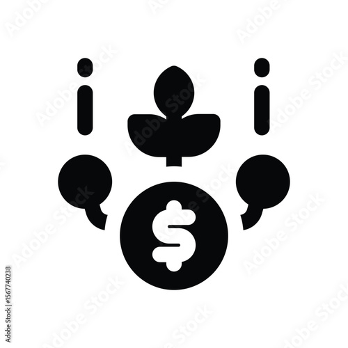 diversification glyph icon. Strong and solid vector icon for websites, mobile interfaces, presentations, and visual branding. High quality and easy to edit.