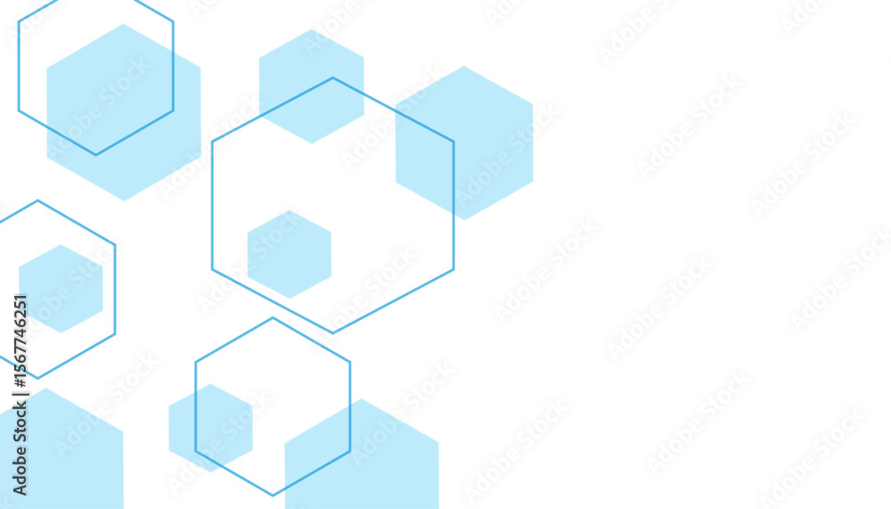 Abstract blue hexagon banner background Abstract blue hexagon banner background